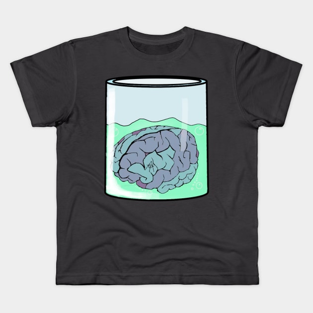 Brain in a vat - The Oddball Aussie Podcast Kids T-Shirt by OzOddball